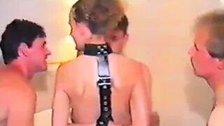 British Slut Wife In Hotel Gangbang