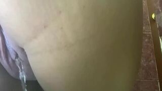Caught In The Bathroom Pissing