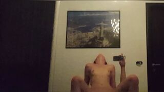 Hairy amateur slut fucked in her big ass