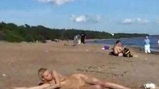 Young nudist beach teen