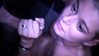 Sweet Teen Melanie first Gloryhole
