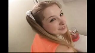 Pigtails Redhead Bathroom Fun