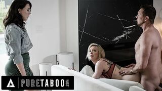 PURE TABOO Whitney Wright Caught Her Boyfriend Assfucking MILF Landlady Dee Williams & JOINED IN!