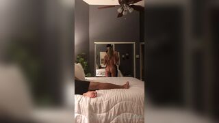 Double penetrating a big tit hotwife with her husband