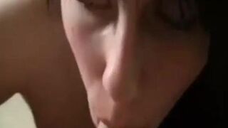cute Dee Love sucking her boyfriends dick