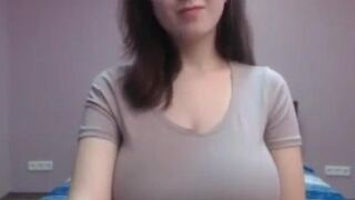 Beautiful showed amazing tits Wow, must see