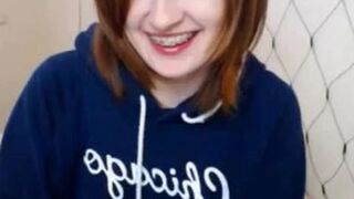 Cute Webcam Teen With Braces