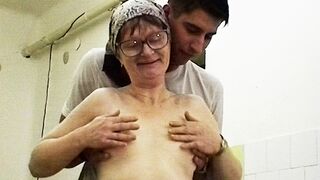 83 year old granny rough fucked