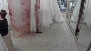 Bride Trying The Dress