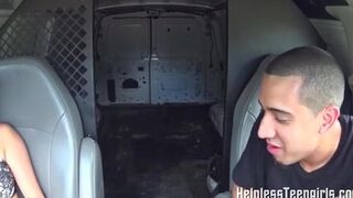 Helpless teen ready to be creamed