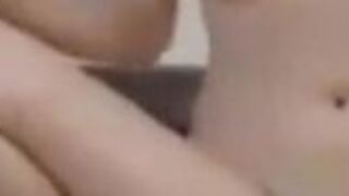Hot Brunette Riding Dildo