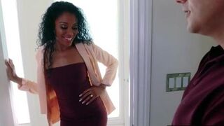 Perfect double blowjob and screw with two ebony chicks