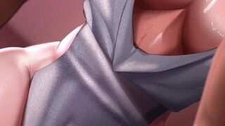 Blue hair girl get fucked