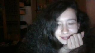 Curly hair French nude show