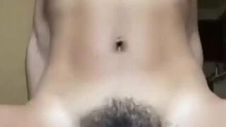 Hairy Ebony Pussy Masturbation
