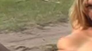 Sexy darling gets her nana pounded at last