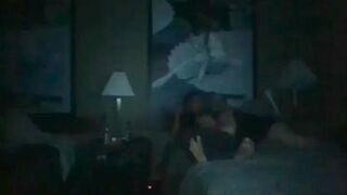 Front desk slut sucks while i blow down