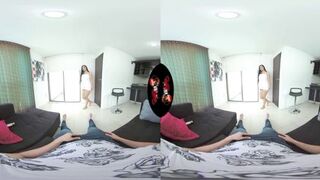 vrlatina.com - super cute teen plays with rough 5k vr