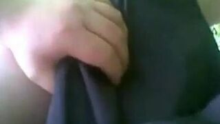 Russian slut bj in park