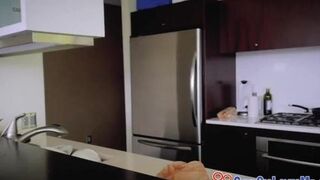 Spunk mouth teen stepsister