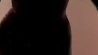 Blond Catsuit Smoke in face