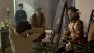 Diana Quick Breasts Scene in Nostradamus