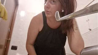 Heartfelt Laughter: Nicoletta's Compilation of Awkward Moments in Public Restrooms