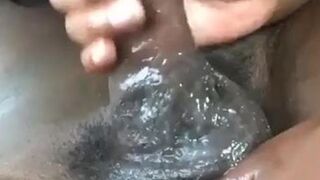 Ebony giving sloppy head to my BBC