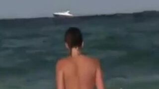 TROC Can't Live Without Spying A In Nature's Garb Beauty on Beach