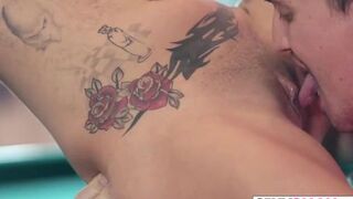 Busty skinny teen Marsha May gets fucked