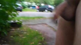 A man shows his dick in public in Germany