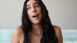 Cute Girl Fists A Hot Brunette