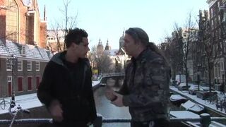 Real amsterdam prostitute sprayed with jizz
