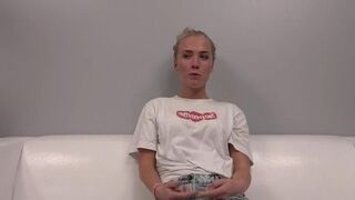 Lovely Blonde At Casting