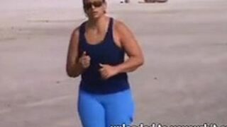 candid jogging boobs 49