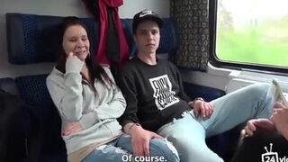 Swingers in train