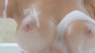 thick western slut has passionate sex with an asian cock