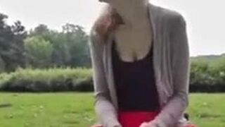 heimlich im Park gefickt
