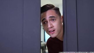 Armani invites Juan to her bedroom and puts her stepson's hand on her boob (Armani Black)
