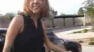 Fun in the car outside