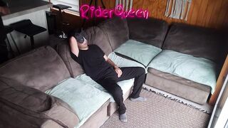 Real Cuckolding - Slut Milf fuck in sofa young man