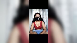Pussy Fingering by Tahmina Jannat house owner in bathroom