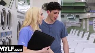 Mother Step-Daughter Take Turns Fucking Young Stud