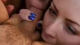3 Girls And One Lucky Cock