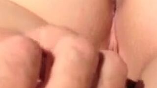 Cumming on Lucys pleasant gazoo in public