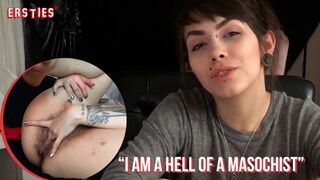Ersties - Geeky Slut Inserts a Toy into Her Pussy