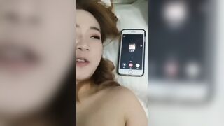 Girl fucked while she is on the phone
