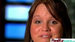 Blind folded sexual experience at swinger orgy couldn't feel better.