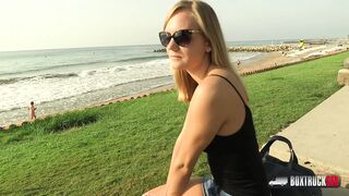 Lucette Nice gets invitated for free massage in Barcelona