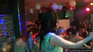 Party girls have fun in the club